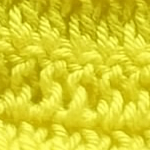 Yellow crochet